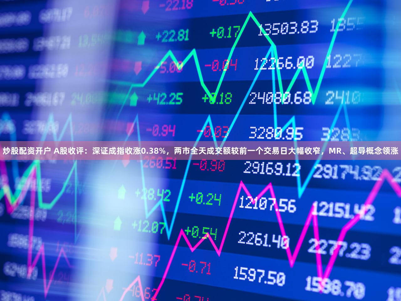 炒股配资开户 A股收评：深证成指收涨0.38%，两市全天成交额较前一个交易日大幅收窄，MR、超导概念领涨