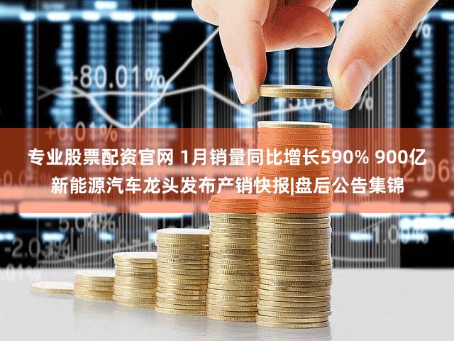 专业股票配资官网 1月销量同比增长590% 900亿新能源汽车龙头发布产销快报|盘后公告集锦