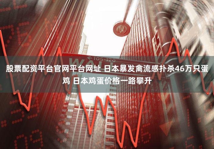 股票配资平台官网平台网址 日本暴发禽流感扑杀46万只蛋鸡 日本鸡蛋价格一路攀升