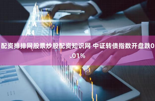 配资排排网股票炒股配资知识网 中证转债指数开盘跌0.01%