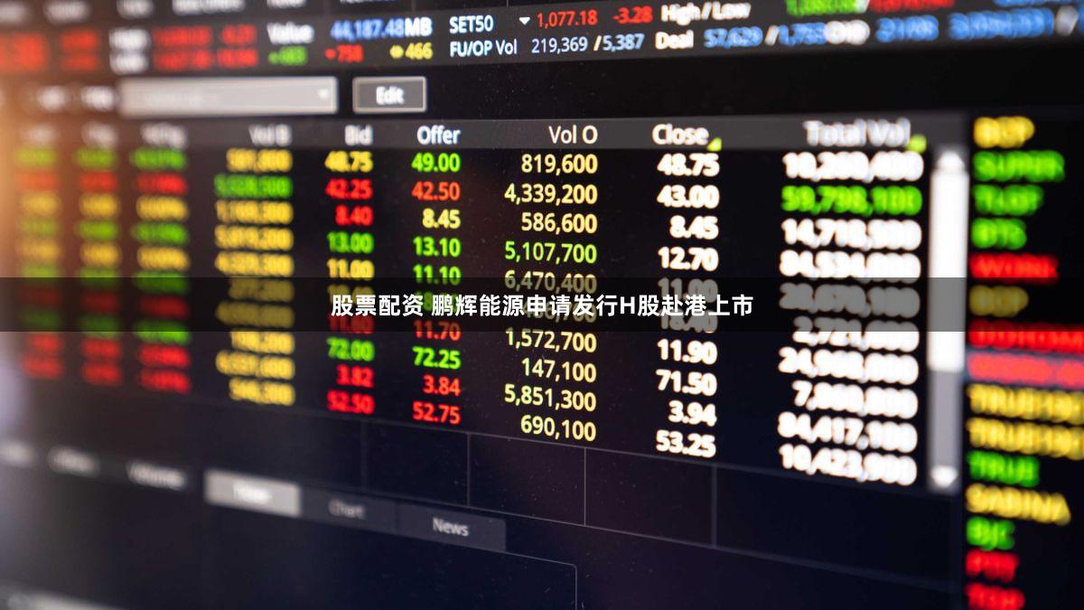 股票配资 鹏辉能源申请发行H股赴港上市
