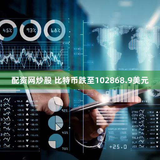 配资网炒股 比特币跌至102868.9美元