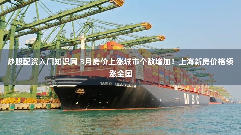 炒股配资入门知识网 3月房价上涨城市个数增加!上海新房价格领涨全国