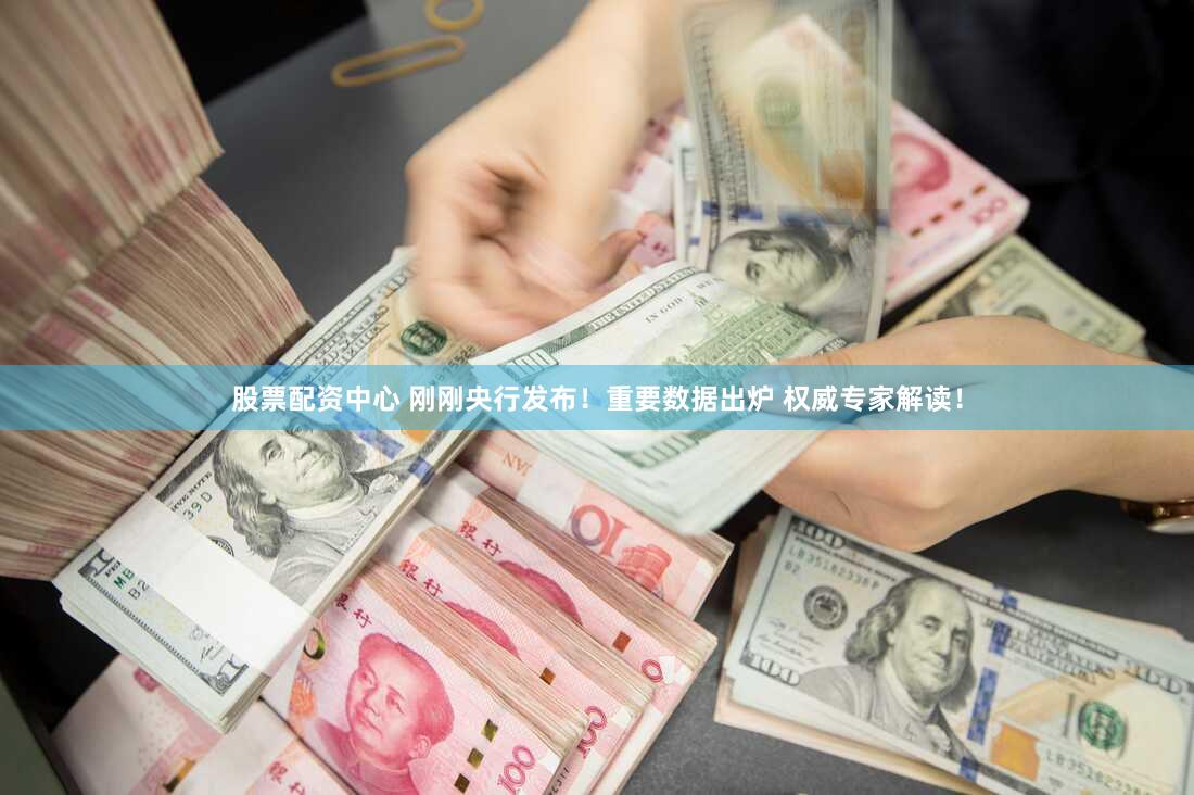 股票配资中心 刚刚央行发布！重要数据出炉 权威专家解读！