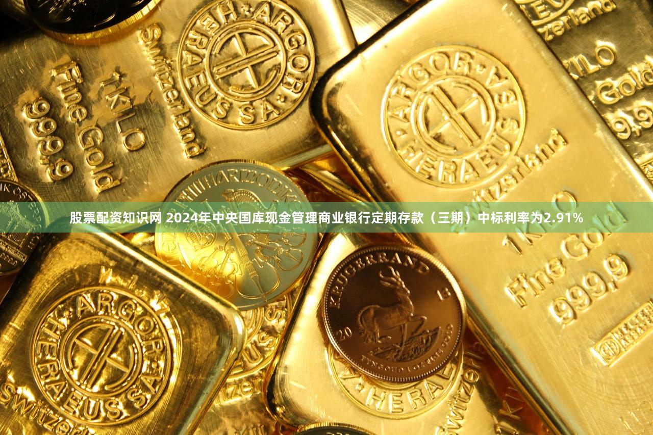 股票配资知识网 2024年中央国库现金管理商业银行定期存款（三期）中标利率为2.91%